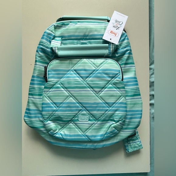 lug Handbags - LUG HOVERCAR BACKPACK LOVE WAVES AQUA NWT